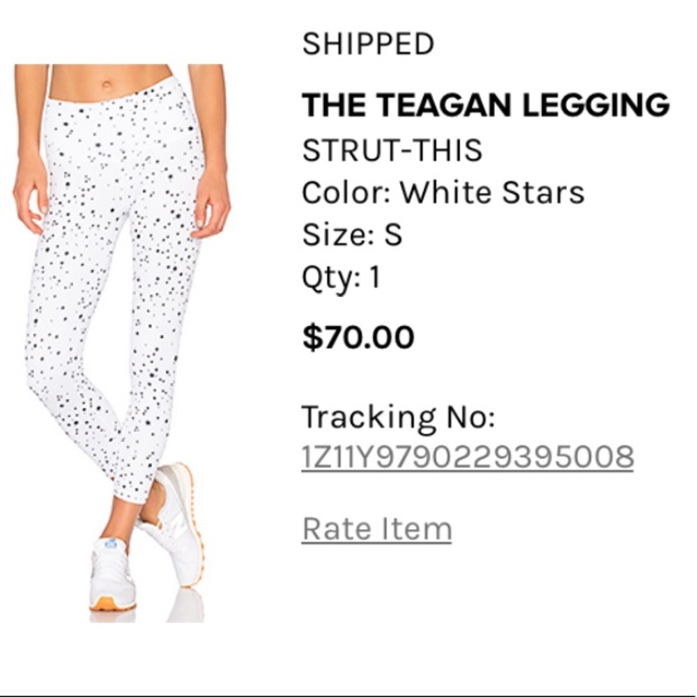 STRUT-THIS star print leggings